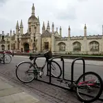 Campus de la universidad Cambridge cerrado en plena pandemia