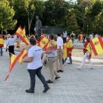 Protesta en la Plaza de España de SevillaEDUARDO BRIONES/EUROPA PRESS20/05/2020