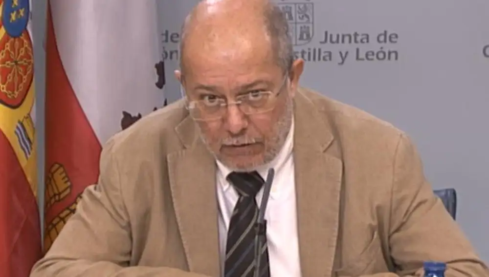 El vicepresidente y portavoz de la Junta, Francisco Igea, durante la rueda de prensa posterior al Consejo de Gobierno