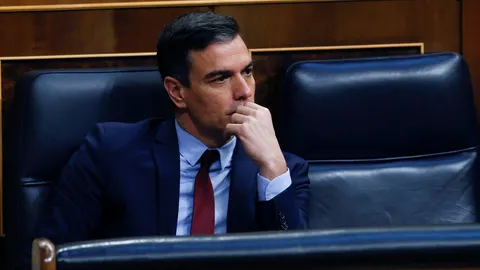 El presidente del Gobierno, Pedro Sánchez, asiste al pleno del CongresoPOOL21/05/2020