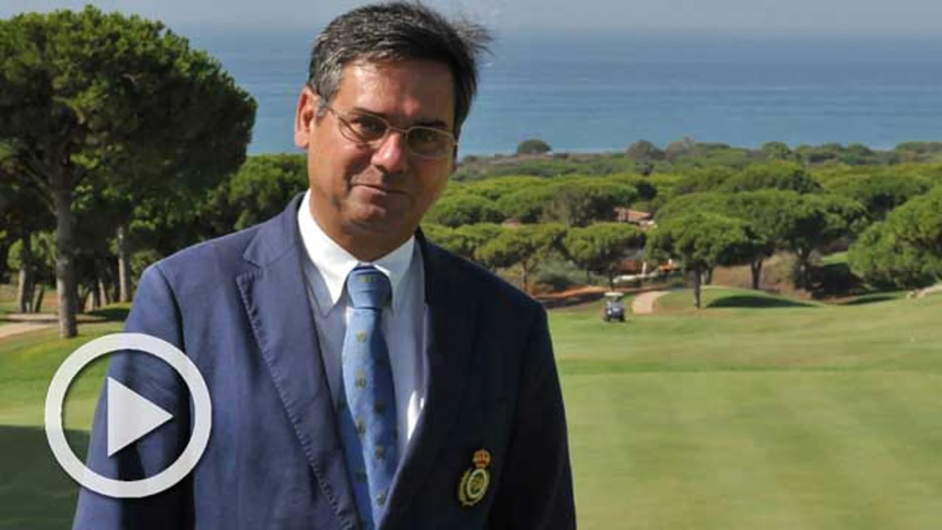 Pablo Mansilla, presidente Real Federación Andaluza de Golf.