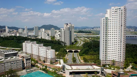 Vista aérea de Senjon.