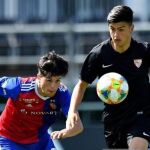 Diego Fernández Talaverón con el Sevilla