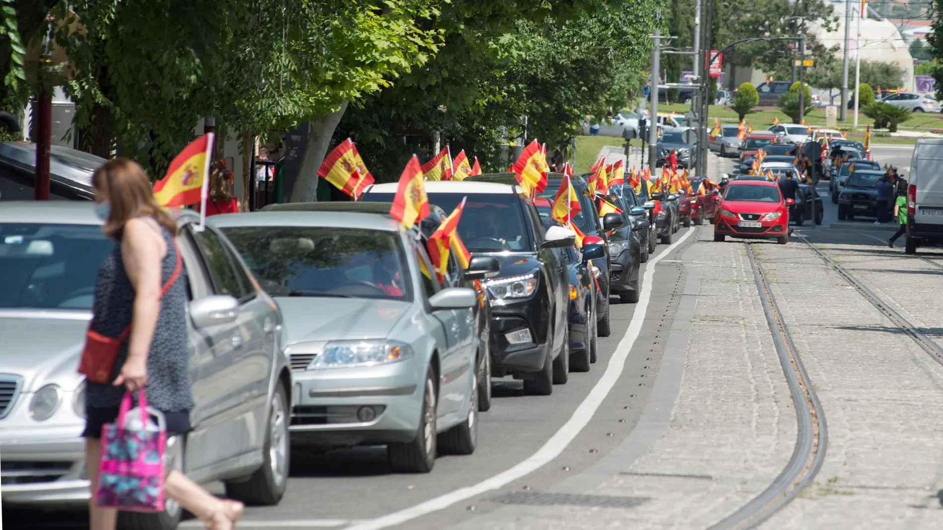 Manifestación convocada por Vox