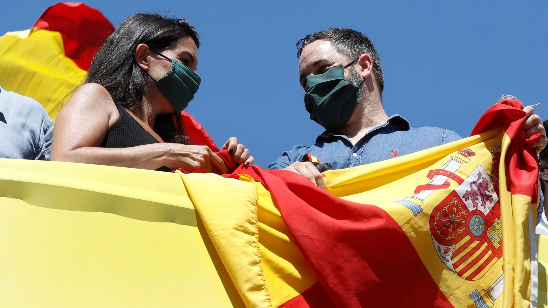 Manifestación en contra de la gestión del Gobierno