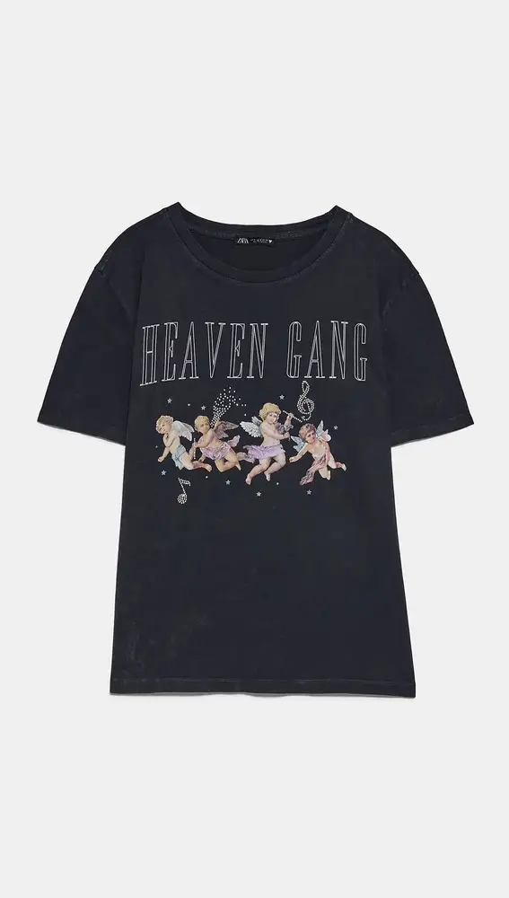 Camiseta 'heaven gang'.