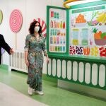 La presidenta de la Comunidad de Madrid Isabel Díaz Ayuso durante su visita al hospital Niño Jesús