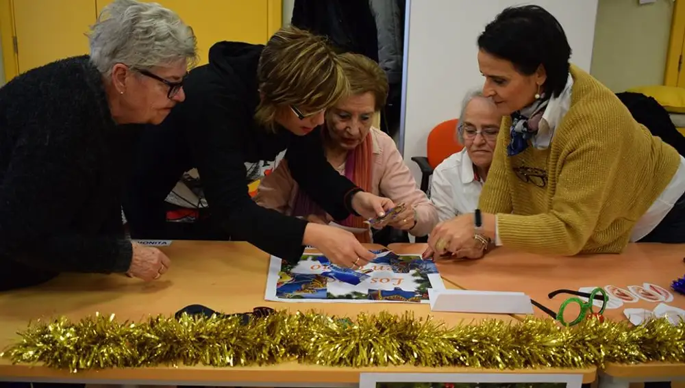 Taller de memoria con enfermos de alzheimer en Zamora