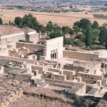 Vista aérea de las ruinas de Medina Azahara.