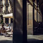 La plaza Real de Barcelona, una de las zonas con más locales de ocio del centro de la ciudad.25/05/2020 ONLY FOR USE IN SPAIN