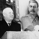 Nikita Jruschov, durante uno de sus discurso como dirigente de la URSS