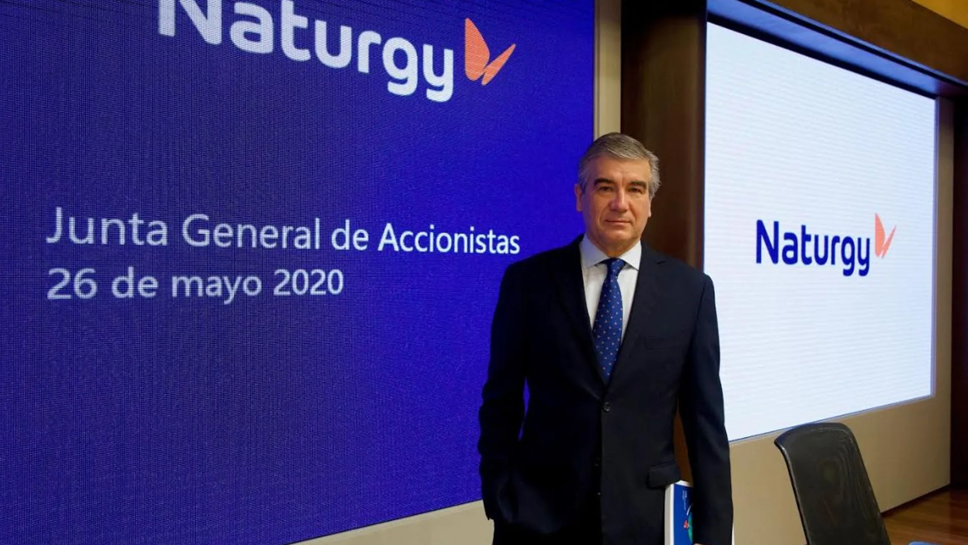 Francisco Reynés, Presidente ejecutivo de Naturgy, durante la junta general de accionistas