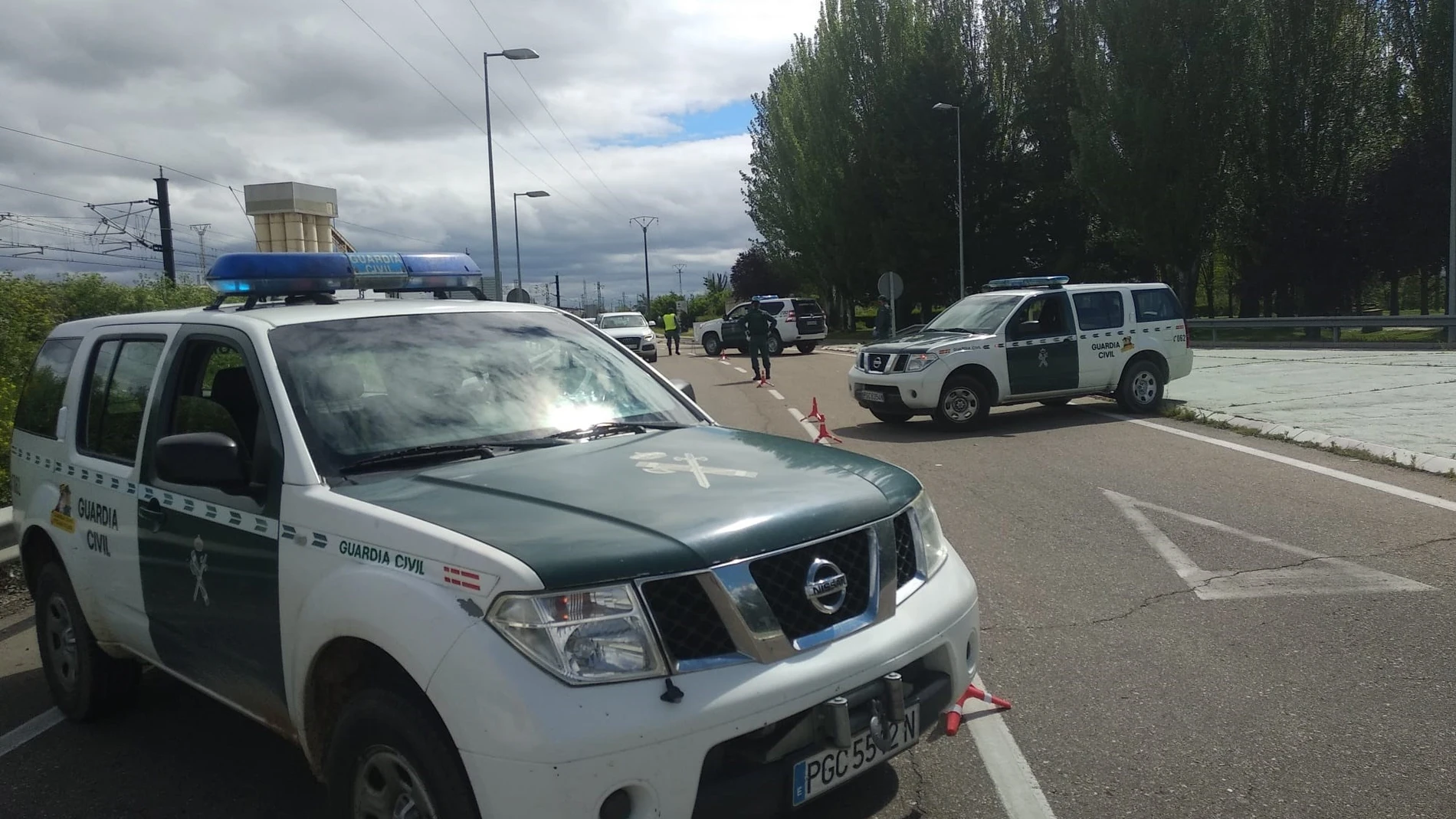 Sucesos.- Detenido en Peñafiel (Valladolid) por conducir de forma temeraria y saltarse un control de la Guardia Civil