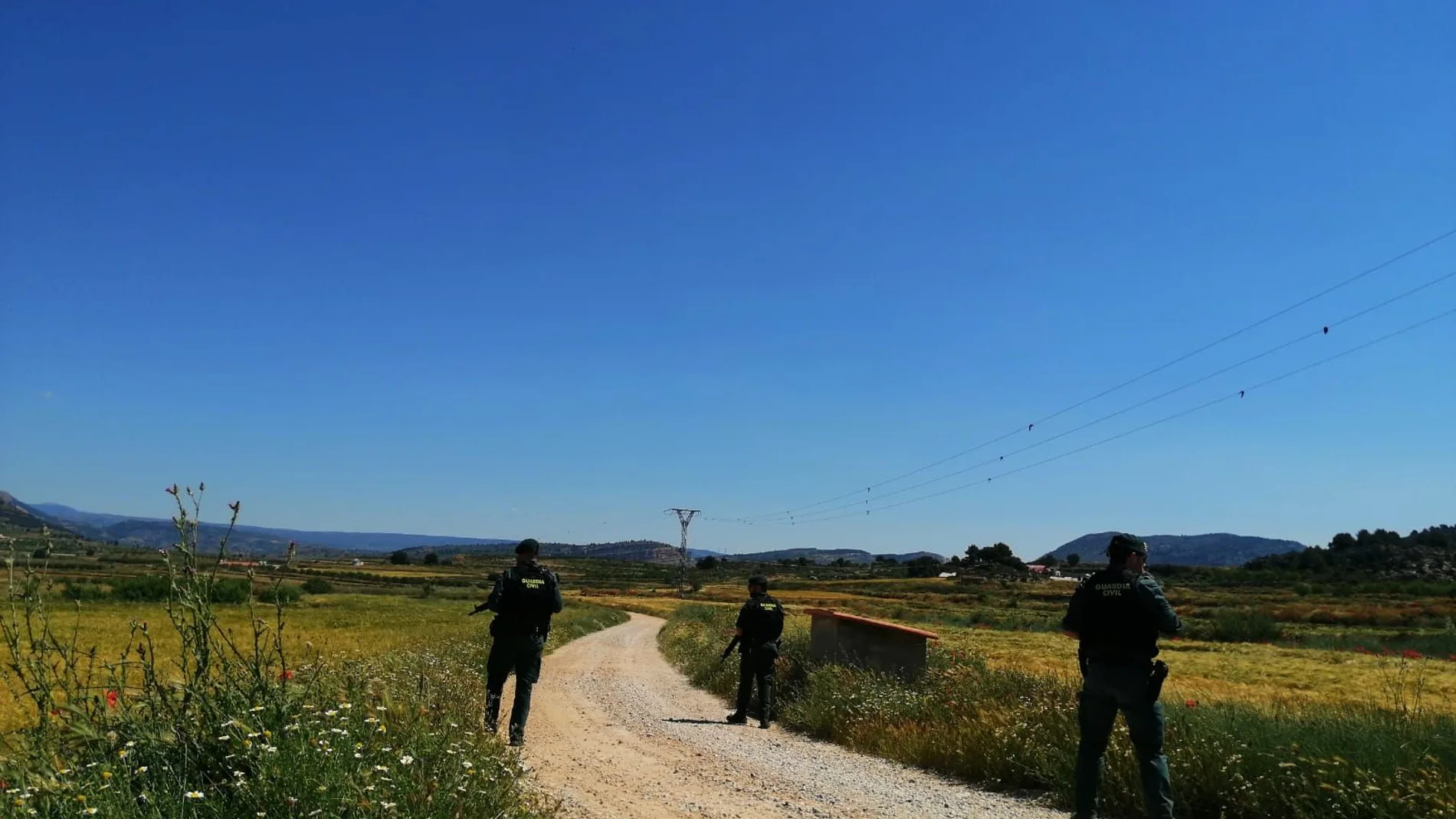 La Guardia Civil ha intensificado la búsqueda por tierra y por aire