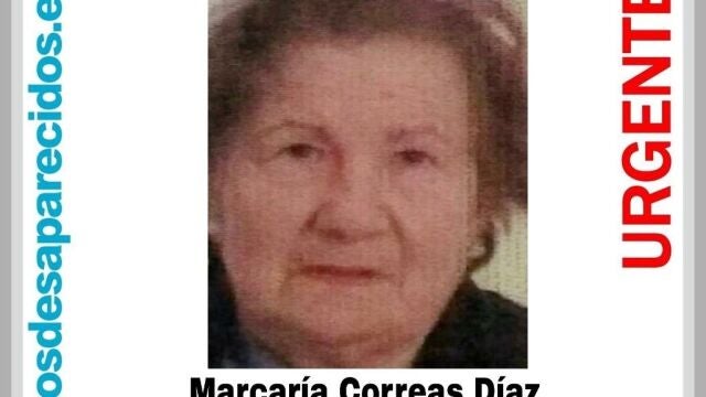 Desaparece una mujer de 92 años en MoratalazSOS DESAPARECIDOS28/05/2020