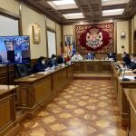 Pleno de la Diputación de Ávila en el que se ha aprobado el acuerdo marco de Servicios Sociales, que prevé inversiones de más de 29 millones para la provincia