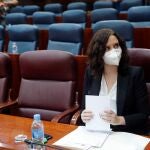 La presidenta de la Comunidad de Madrid, Isabel Díaz Ayuso