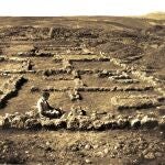 Adolf Schulten en el yacimiento de Numancia