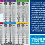 Los horarios que ha dispuesto el Ayuntamiento de Torrejón para sus vecinos