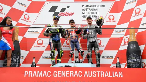 Podio del Gran Premio de Australia 2019