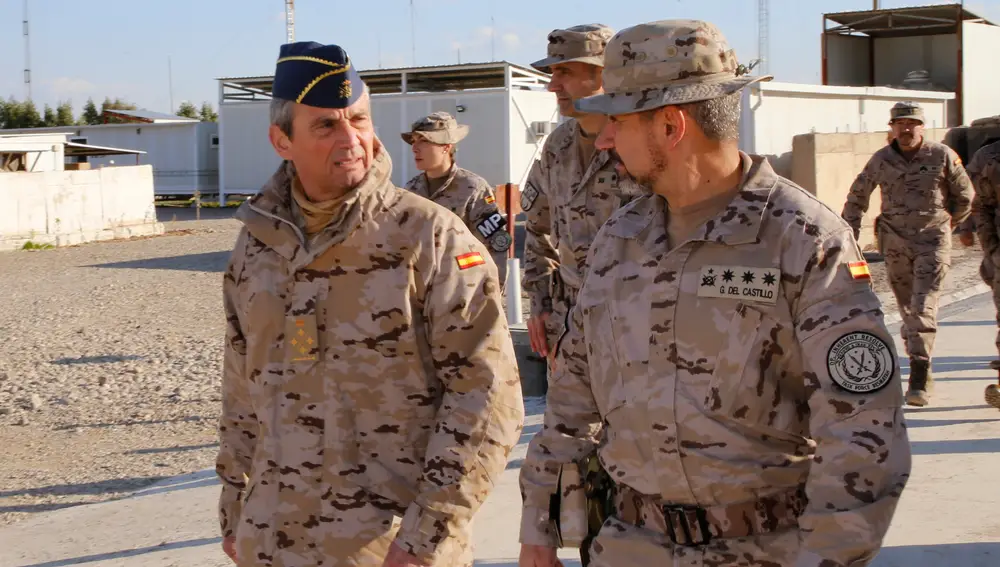 El JEMAD visitó a las tropas en Irak en febrero