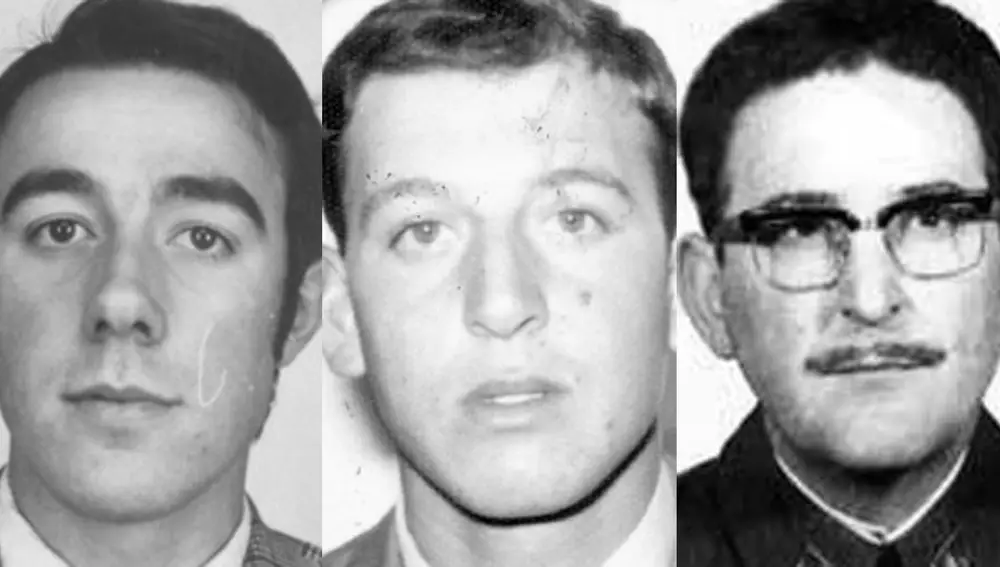 Juan Antonio Fernández Gutiérrez, Lucio Rodríguez Martín y Antonio Pose Rodríguez, tres de las víctimas del FRAP