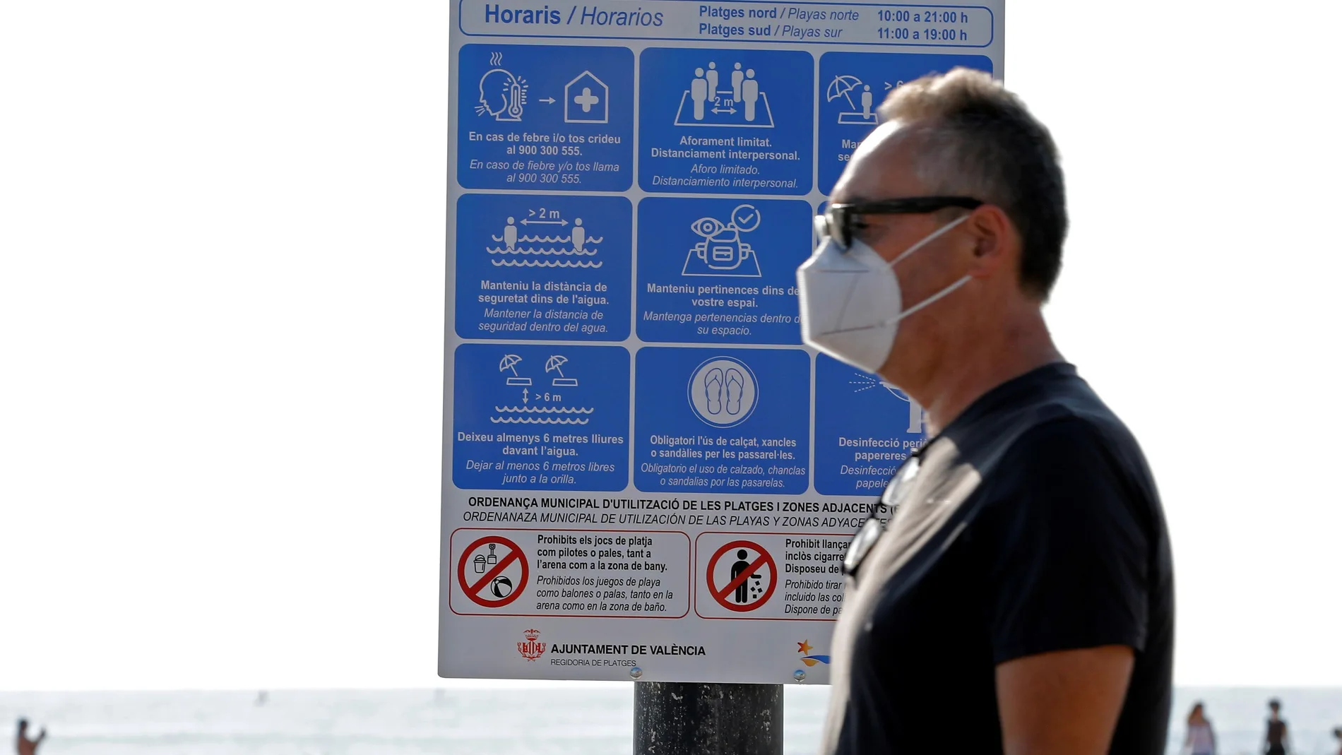 Desescalada preparativos playas