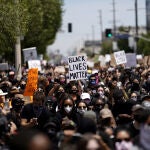 Manifestación en Los Ángeles, California