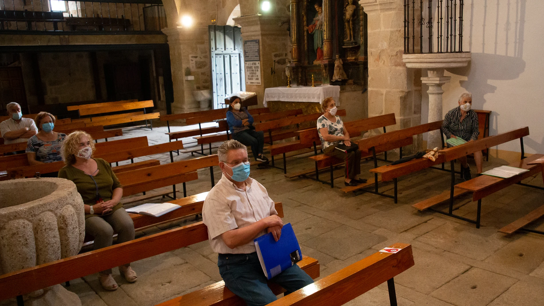 Reanudación del culto en la iglesia de Tardobispo en Zamora
