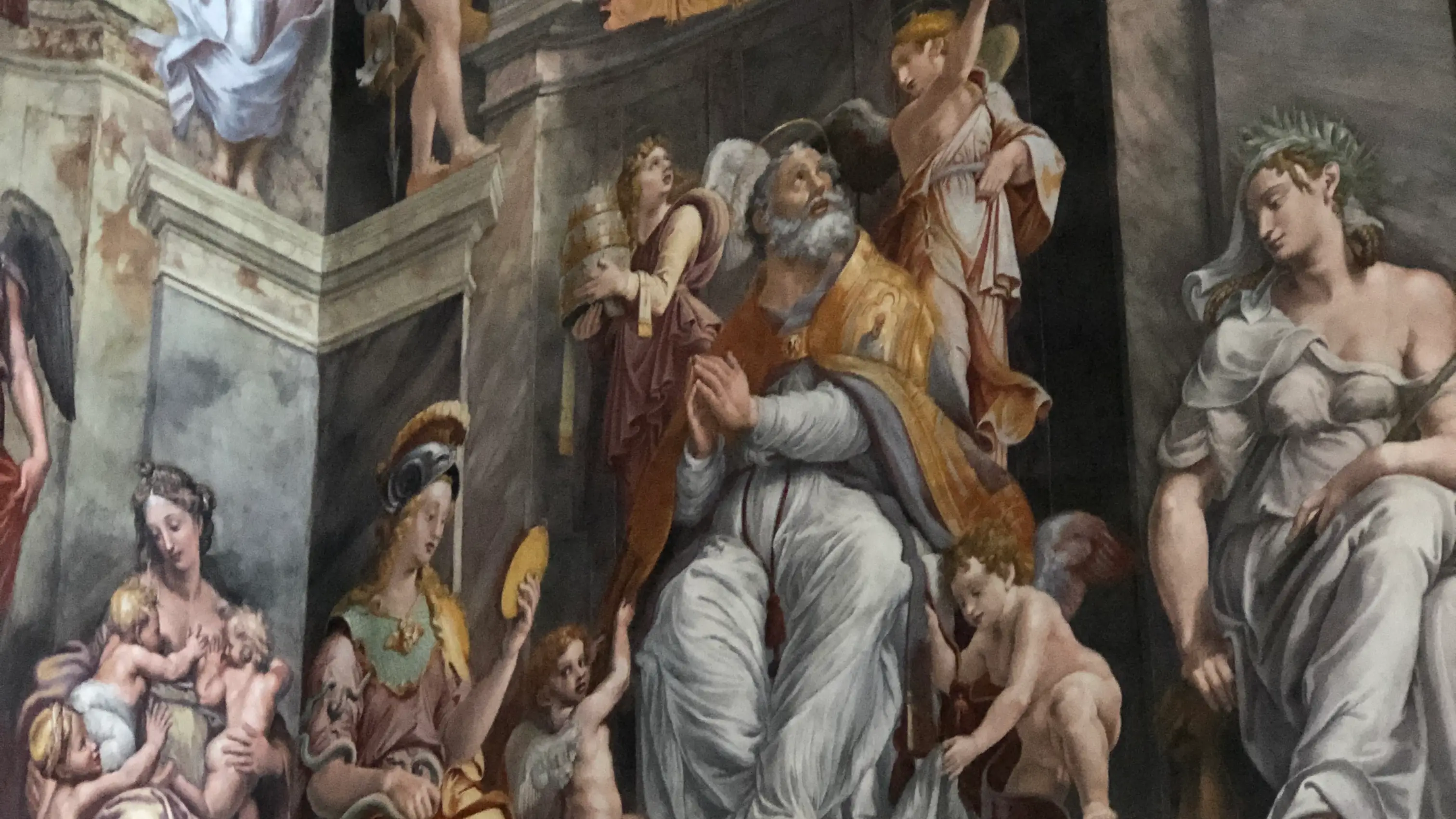 Una de las maravillas de Rafael en "sus estancias" de los Museos Vaticanos