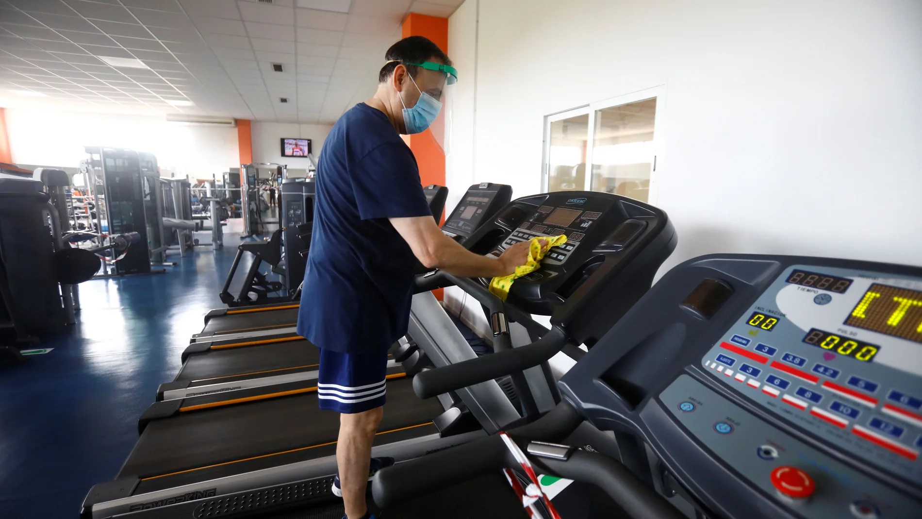 Reapertura de gimnasios con medidas de seguridad