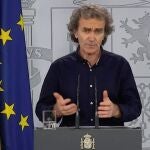 Rueda de prensa ofrecida este lunes por el director del Centro de Alertas y Emergencias Sanitarias, Fernando Simón sobre la gestión de la crisis por el coronavirus.