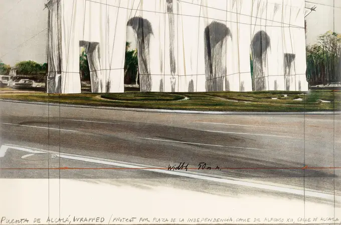 Christo: el artista que quiso envolver la Puerta de Alcalá