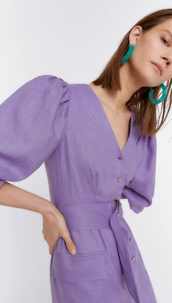 Este es el vestido midi m s en tendencia de Uterq e que llevar a