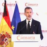 El Rey ha presidido el Pleno Extraordinario de la Cámara de Comercio de España