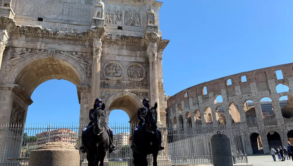 Vista del Coliseo de Roma, que reabrió el pasado mes de junio