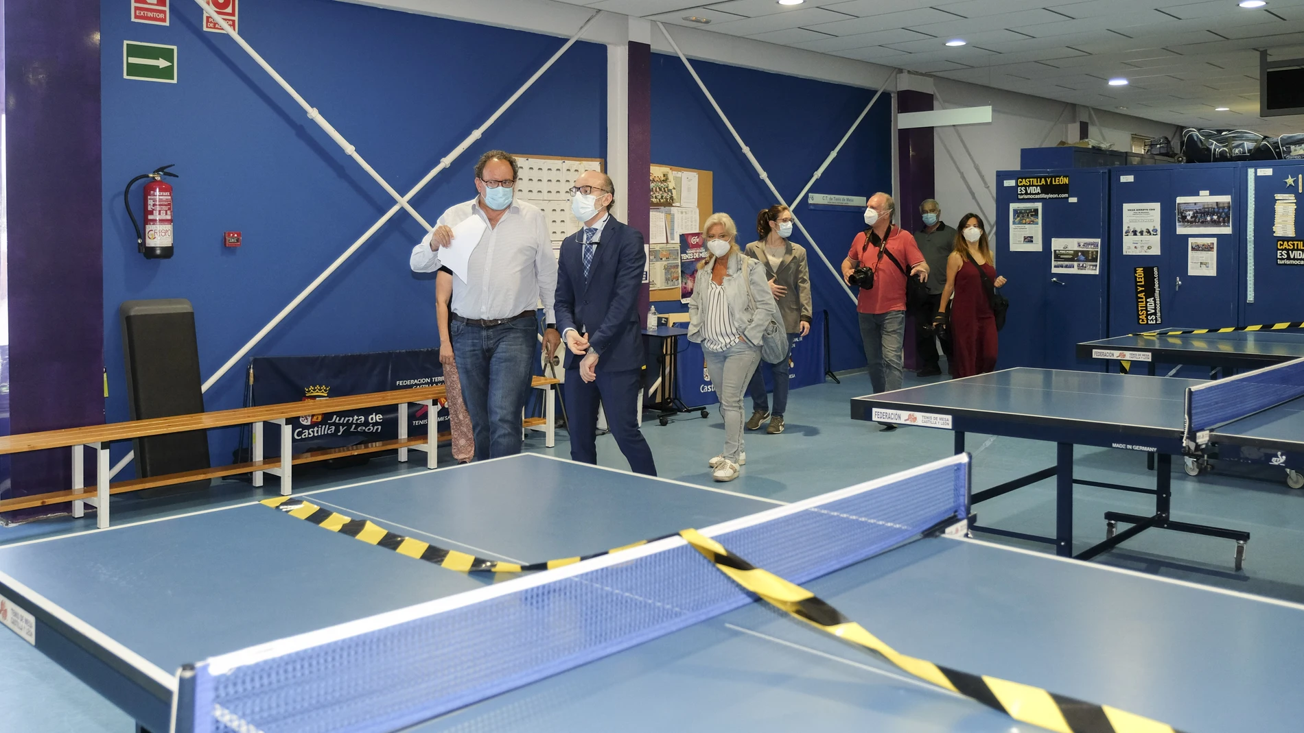 El consejero de Cultura y Turismo, Javier Ortega, visita las instalaciones del Centro Deportivo Río Esgueva de Valladolid