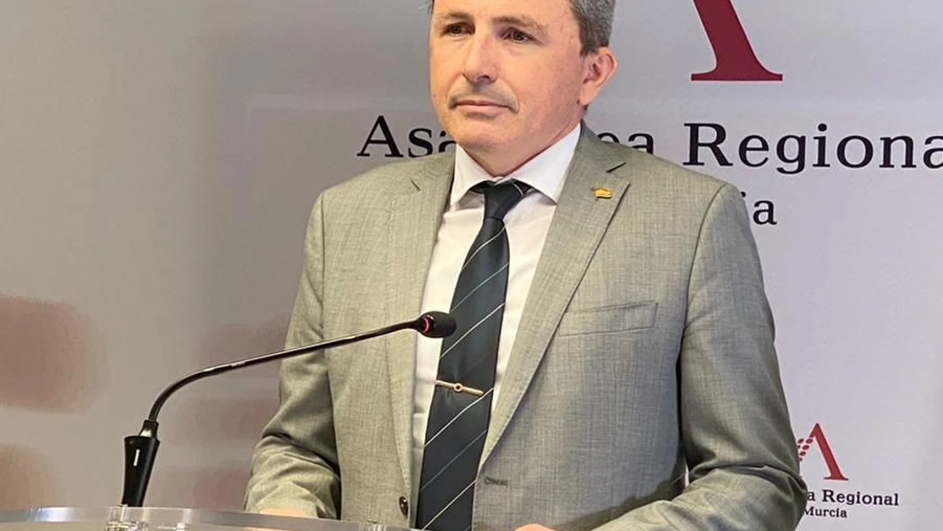 El diputado murciano de Vox, Pascual Salvador