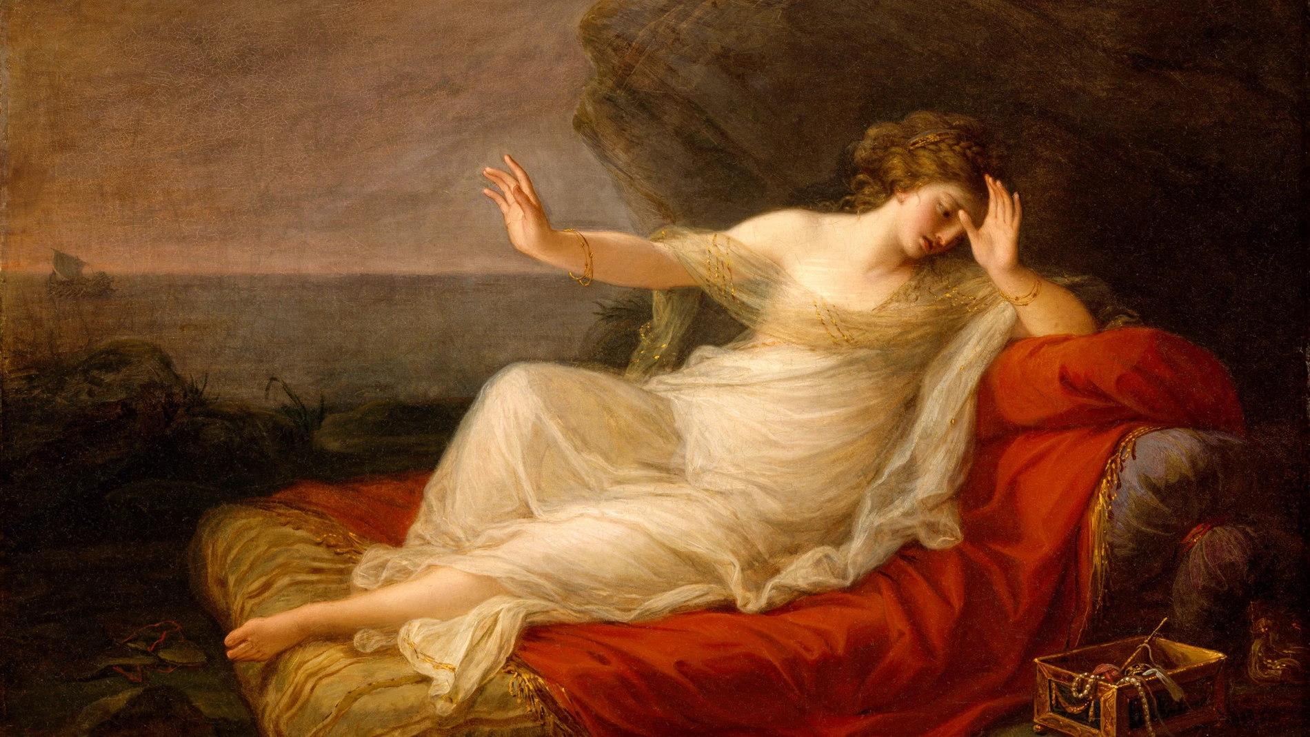 Ariadna vista por Angelica Kauffman en 1782