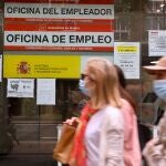 Oficina de empleo hoy en Madrid,que atiende con cita previa debido al Estado de Alarma.