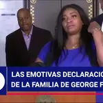 Los familiares de George Floyd piden justicia en una emotiva rueda de prensa