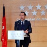 El vicepresidente de la Comunidad de Madrid, Ignacio Aguado