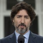 El primer ministro canadiense Justin Trudeau responde a una pregunta sobre las protestas en EE. UU.