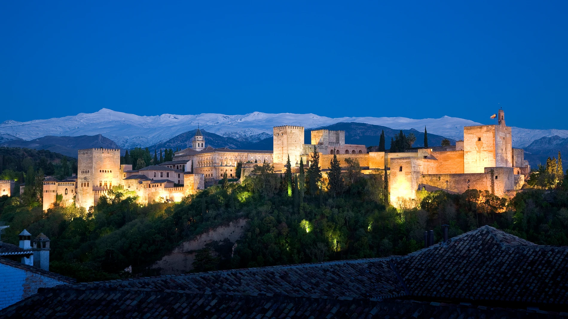 Alhambra. Vista general desde el Albaicín.