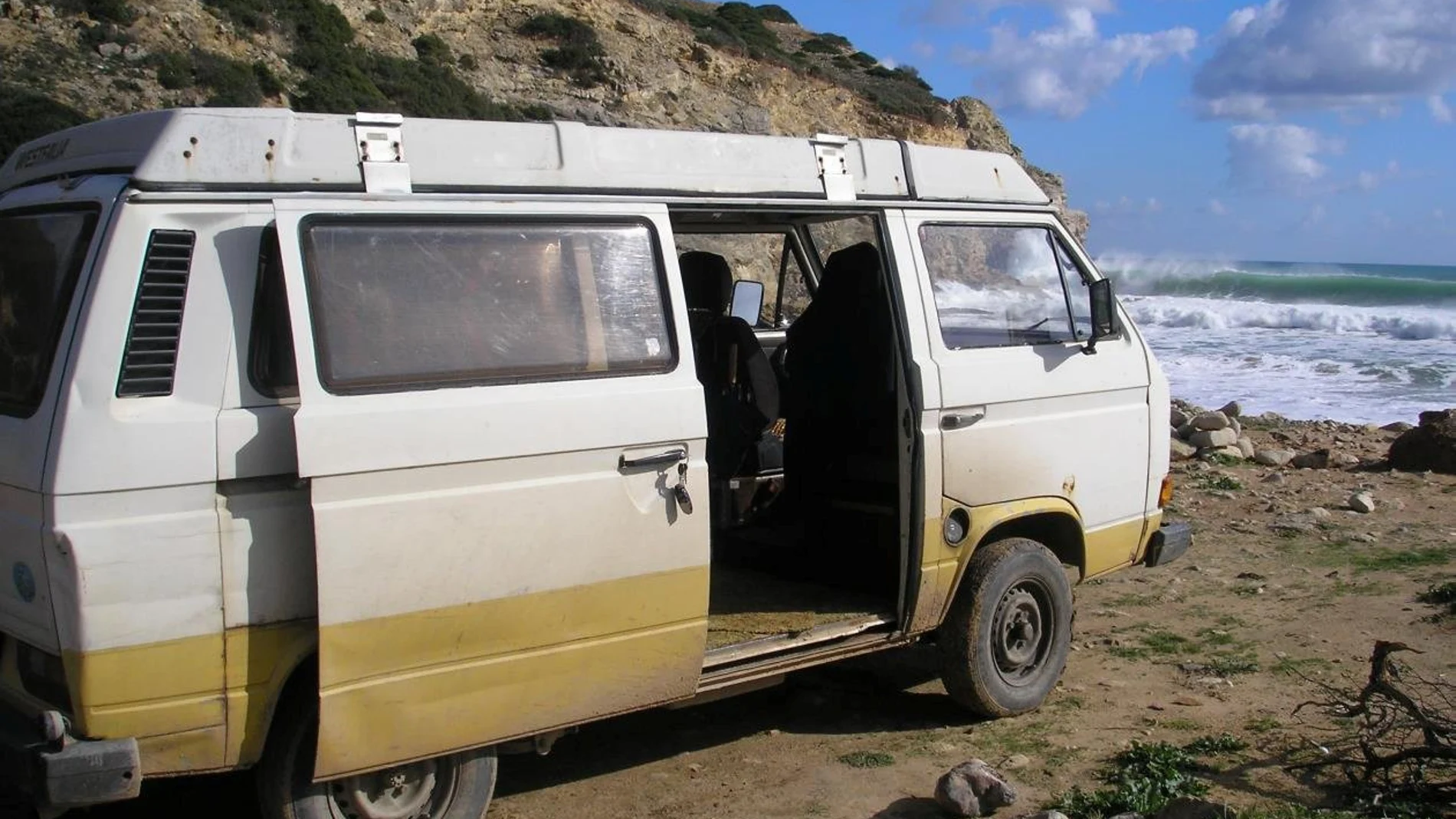 A Volkswagen camper van, used by a suspect who may be connected to the disappearance of the British child Madeleine McCann 13 years ago, is seen in this undated handout image released by the UK Metropolitan Police