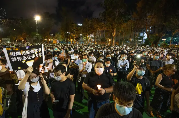 Hong Kong conmemora Tiananmen a pesar de la prohibición de China