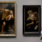 Las obras &quot;Saturno devorando a su hijo&quot; de Rubens (i) y Francisco de Goya (d) se expusieron juntas por primera vez en la muestra &quot;Reencuentro&quot;, un espectacular montaje de las obras más emblemáticas del Museo del Prado que ahora servirá de inspiración para la reordenación de su colección