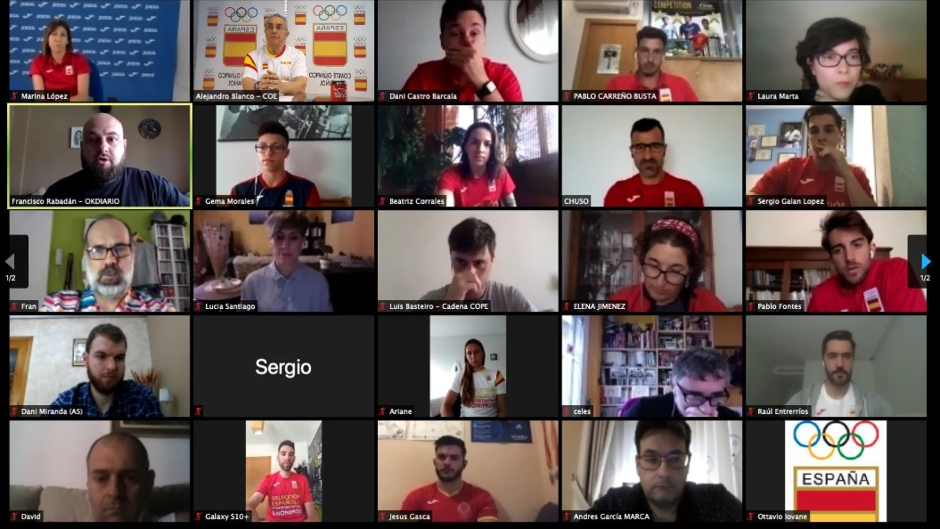 La presentación de la campaña Selección Española de Deportistas Anónimos