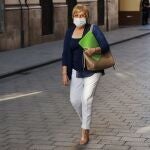 La consejera de Sanidad Universal y Salud Pública, Ana Barceló Chico, llega a la reunión del Pleno del Consell de la Generalitat Valenciana, en Valencia (imagen de archivo)