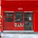 Cafés La Mexicana, en la calle Preciados